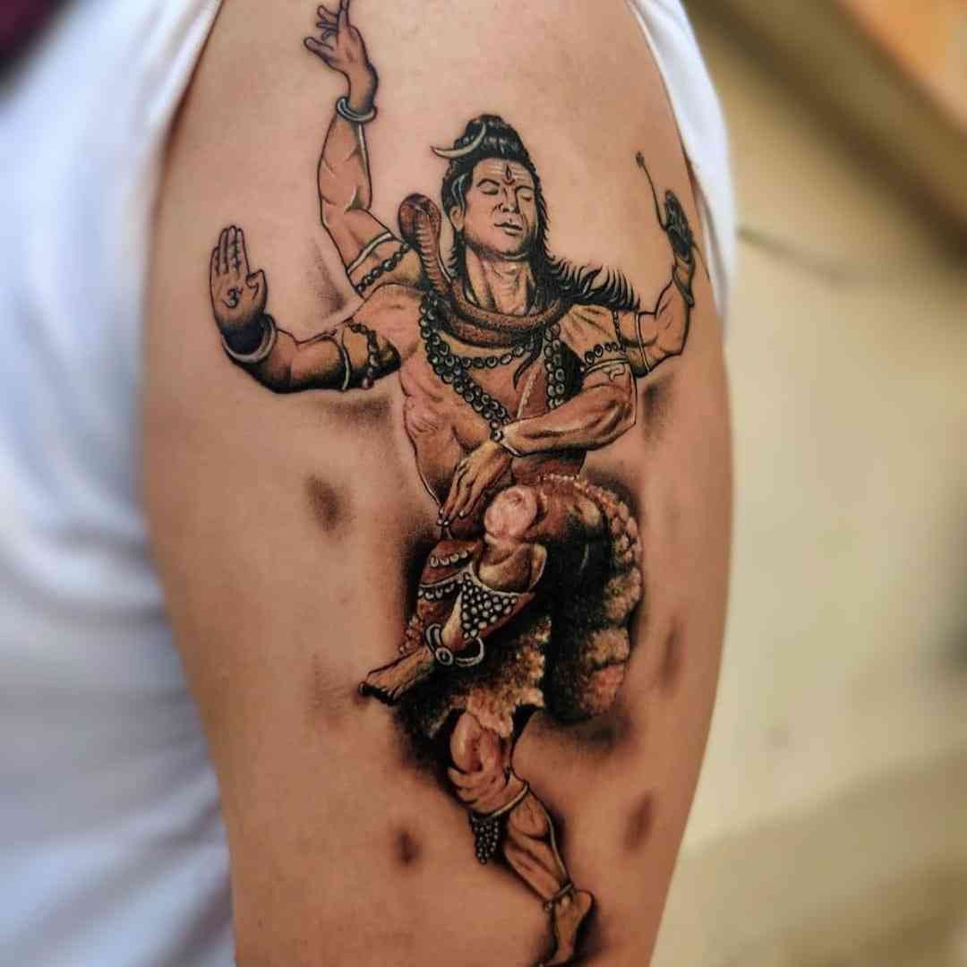 shiva tattoo designs in arm by dark shader tattoo